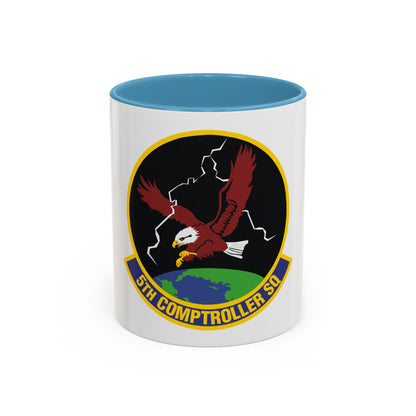 5 Comptroller Squadron AFGSC (U.S. Air Force) Accent Coffee Mug