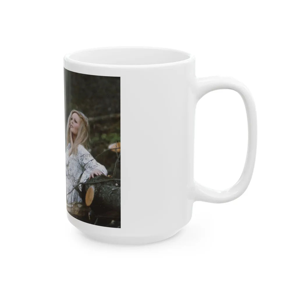 Veronica Carlson #89 (Vintage Female Icon) White Coffee Mug-Go Mug Yourself