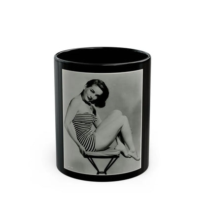 Coleen Gray #103 (Vintage Female Icon) Black Coffee Mug-11oz-Go Mug Yourself