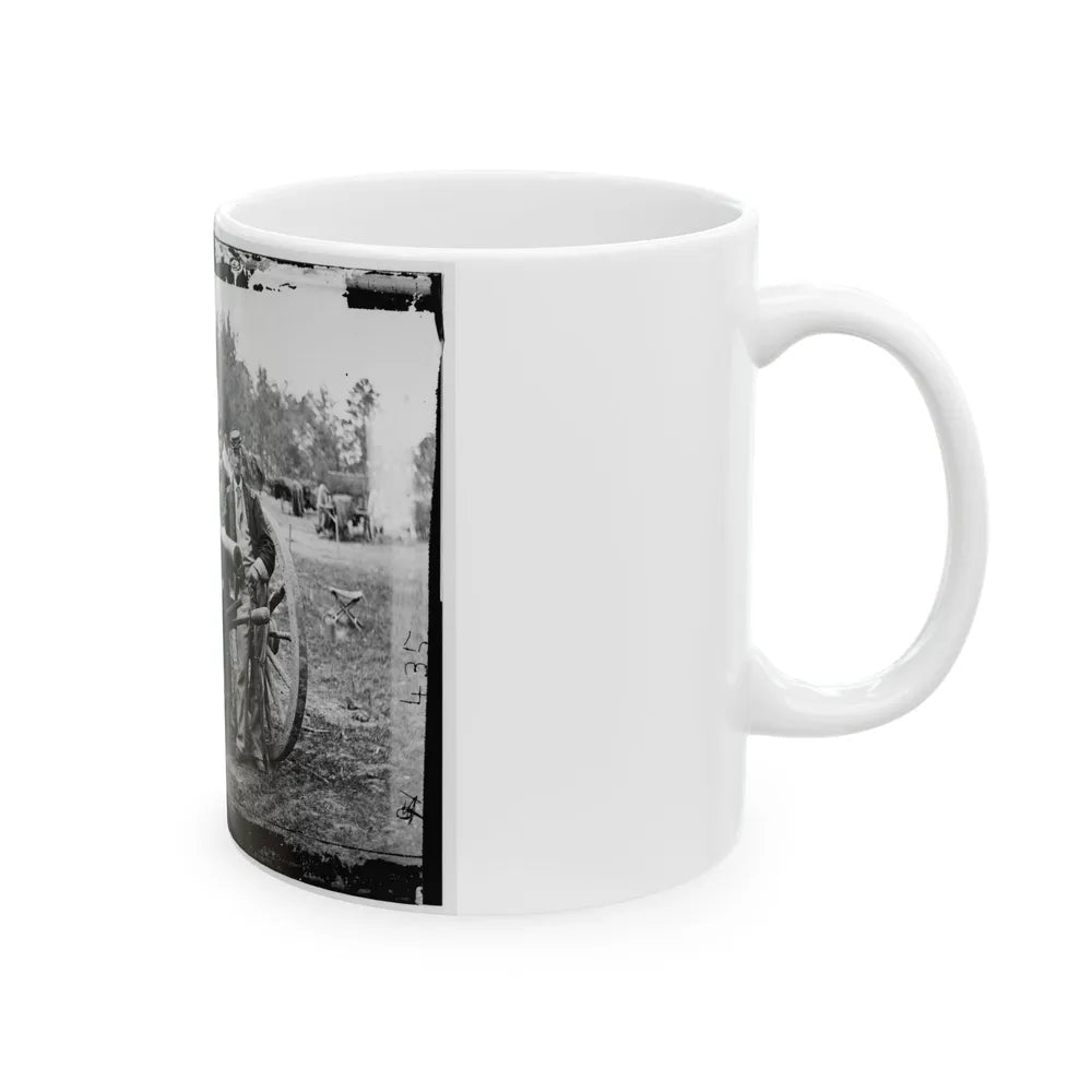 Fair Oaks, Va., Vicinity. Lt. Robert Clarke, Capt. John C. Tidball, Lt. William N. Dennison, And Capt. Alexander C.M. Pennington (U.S. Civil War) White Coffee Mug-Go Mug Yourself