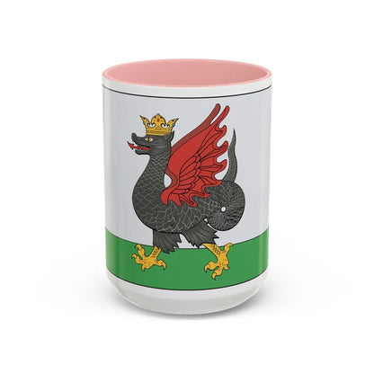 Flag of Kazan Russia - Accent Coffee Mug-15oz-Pink-Go Mug Yourself