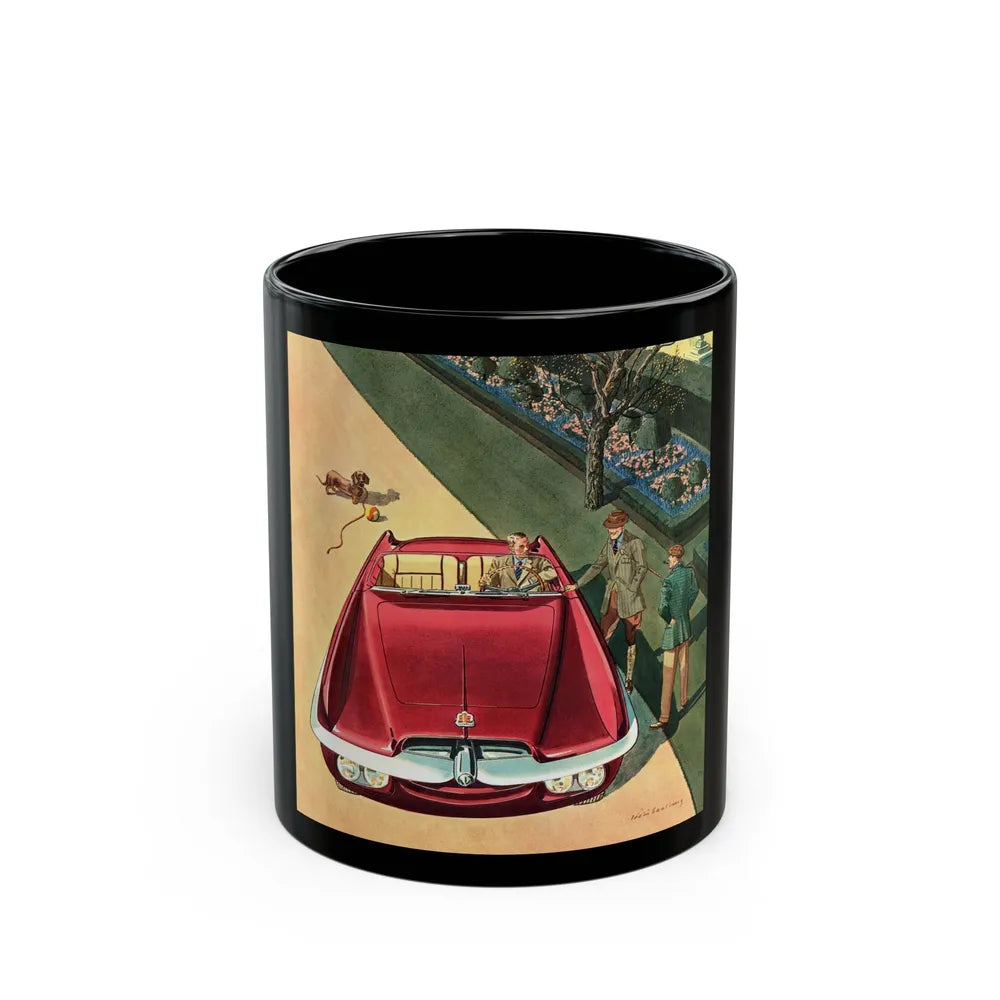 Dodge Firearrow, Esquire magazine, August 1954 - Black Coffee Mug-11oz-Go Mug Yourself