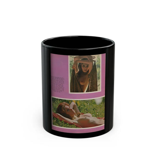 Victoria Vetri #50 - Playboy Mag. May '68 - 1 Photo & Caption (Vintage Female Icon) Black Coffee Mug-11oz-Go Mug Yourself