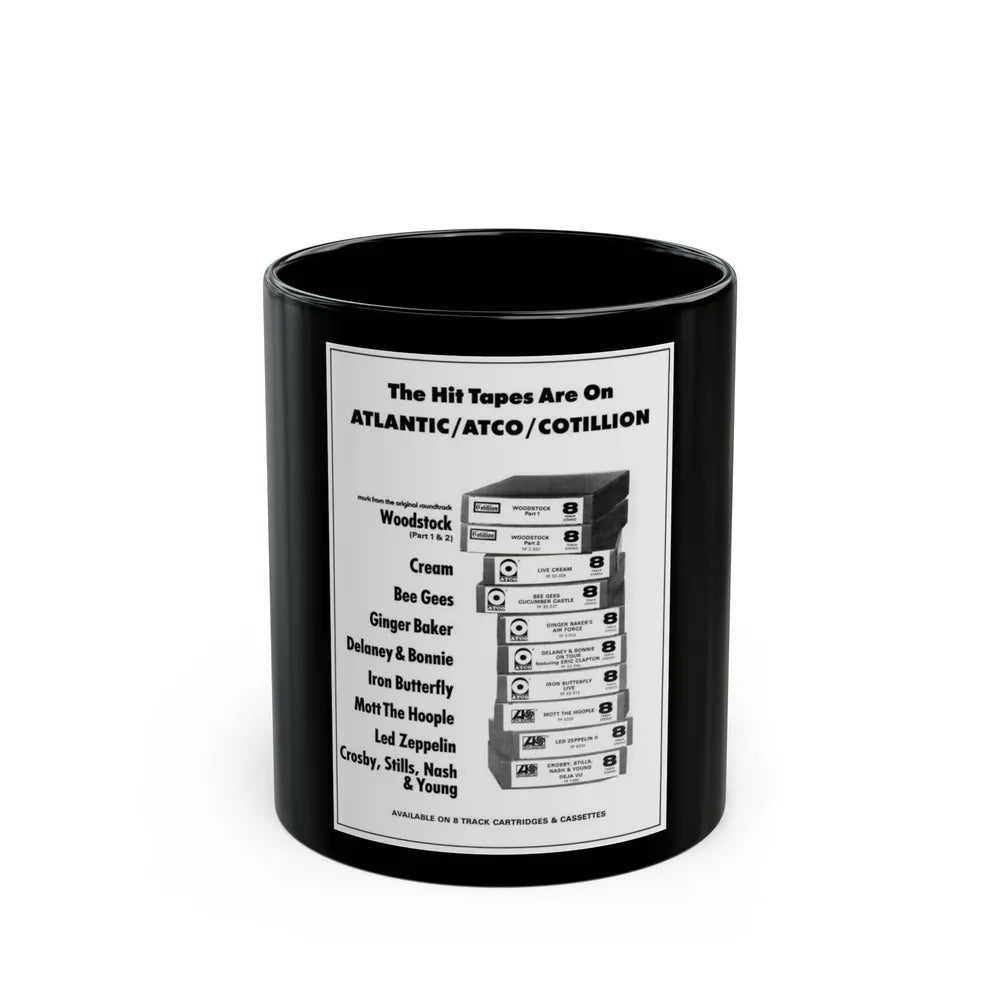 Kasetter 1970 (Music Poster) Black Coffee Mug-11oz-Go Mug Yourself