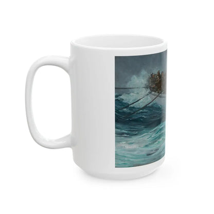 Coming Ashore, 1929 - White Coffee Mug-Go Mug Yourself