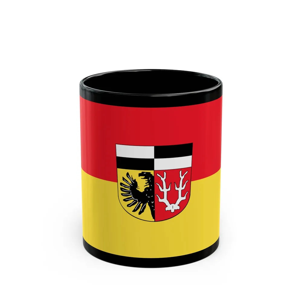 Flag of Wunsiedel Germany - Black Coffee Mug-11oz-Go Mug Yourself