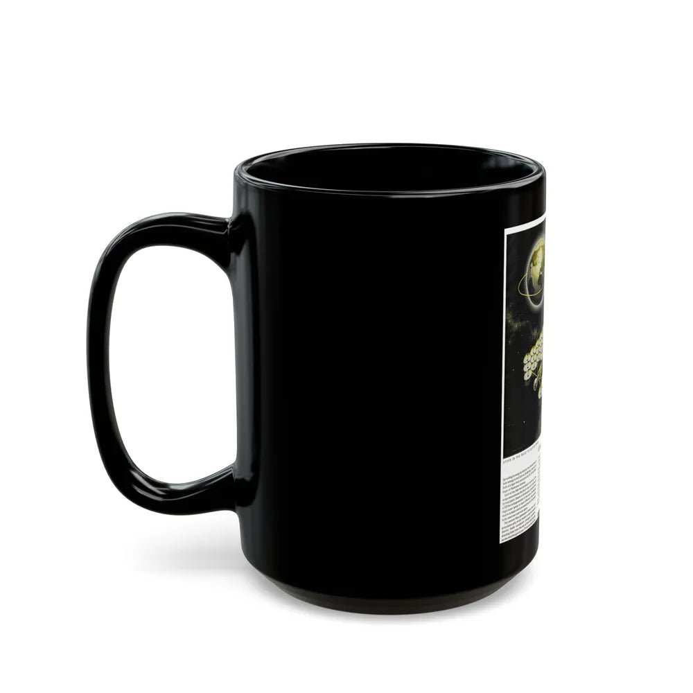 Cosmic Butterfly, 1959 - Black Coffee Mug-Go Mug Yourself