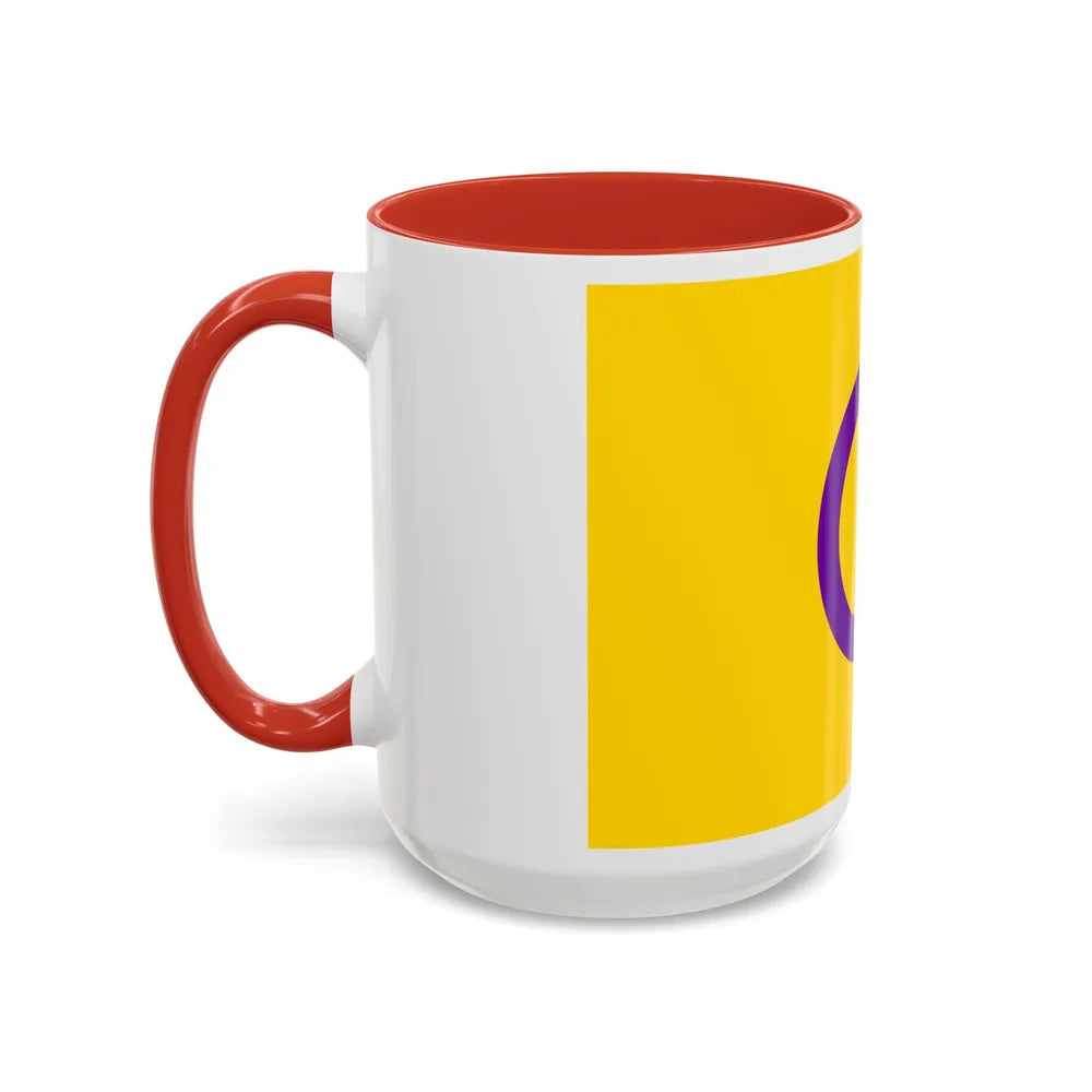 Intersex Pride Flag - Accent Coffee Mug-Go Mug Yourself