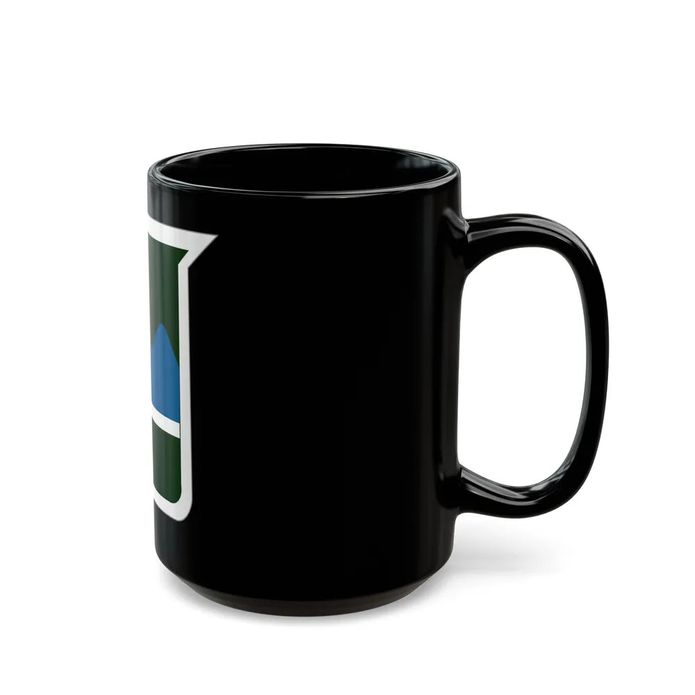 80th Inf Div SSI (U.S. Army) Black Coffee Mug-Go Mug Yourself