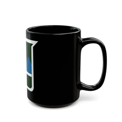 80th Inf Div SSI (U.S. Army) Black Coffee Mug-Go Mug Yourself