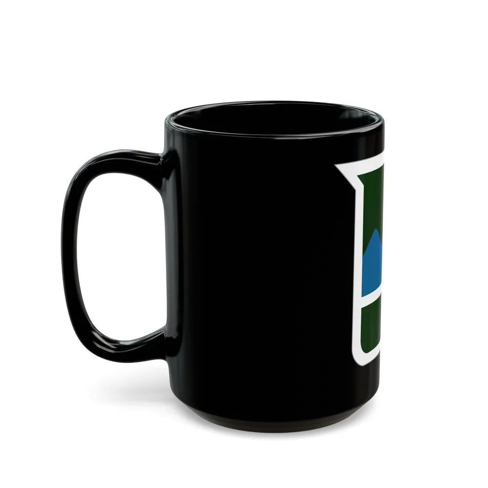 80th Inf Div SSI (U.S. Army) Black Coffee Mug-Go Mug Yourself