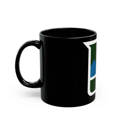 80th Inf Div SSI (U.S. Army) Black Coffee Mug-Go Mug Yourself