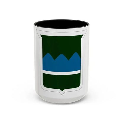 80th Inf Div SSI (U.S. Army) Accent Coffee Mug 15oz Black - Go Mug Yourself