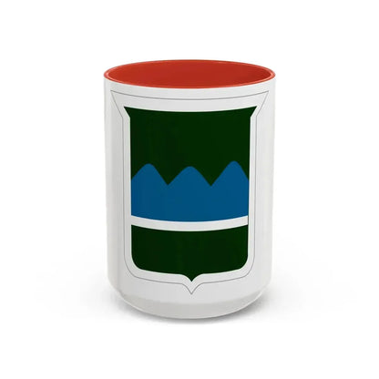 80th Inf Div SSI (U.S. Army) Accent Coffee Mug 15oz Red - Go Mug Yourself