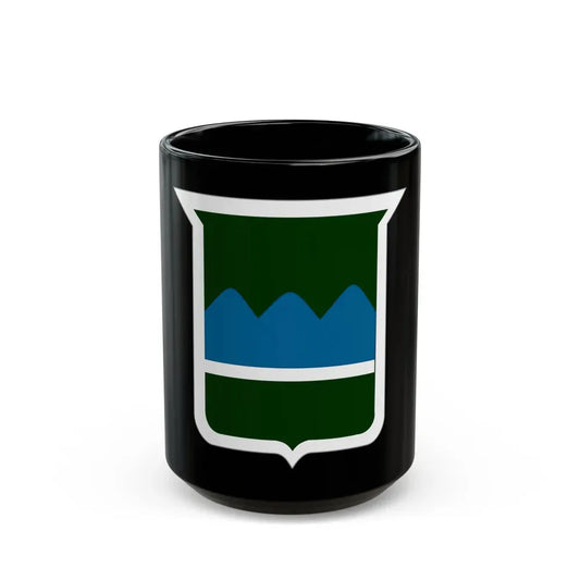 80th Inf Div SSI (U.S. Army) Black Coffee Mug 15oz - Go Mug Yourself