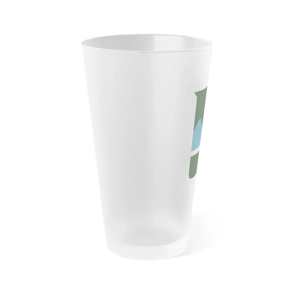 80th Inf Div SSI (U.S. Army) Frosted Pint Glass 16oz - Go Mug Yourself