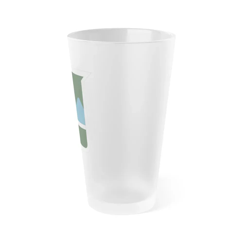 80th Inf Div SSI (U.S. Army) Frosted Pint Glass 16oz - Go Mug Yourself