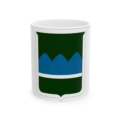 80th Inf Div SSI (U.S. Army) White Coffee Mug 11oz - Go Mug Yourself