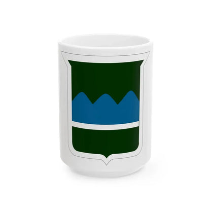 80th Inf Div SSI (U.S. Army) White Coffee Mug 15oz - Go Mug Yourself