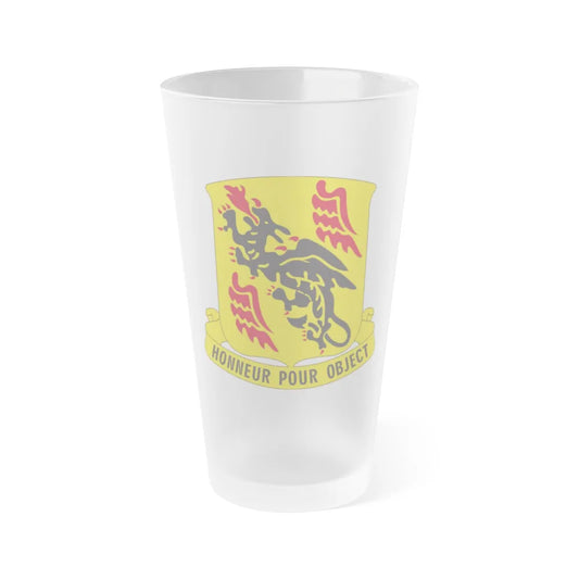 81 Airborne Antiaircraft Artillery Battalion (U.S. Army) Frosted Pint Glass 16oz-Go Mug Yourself