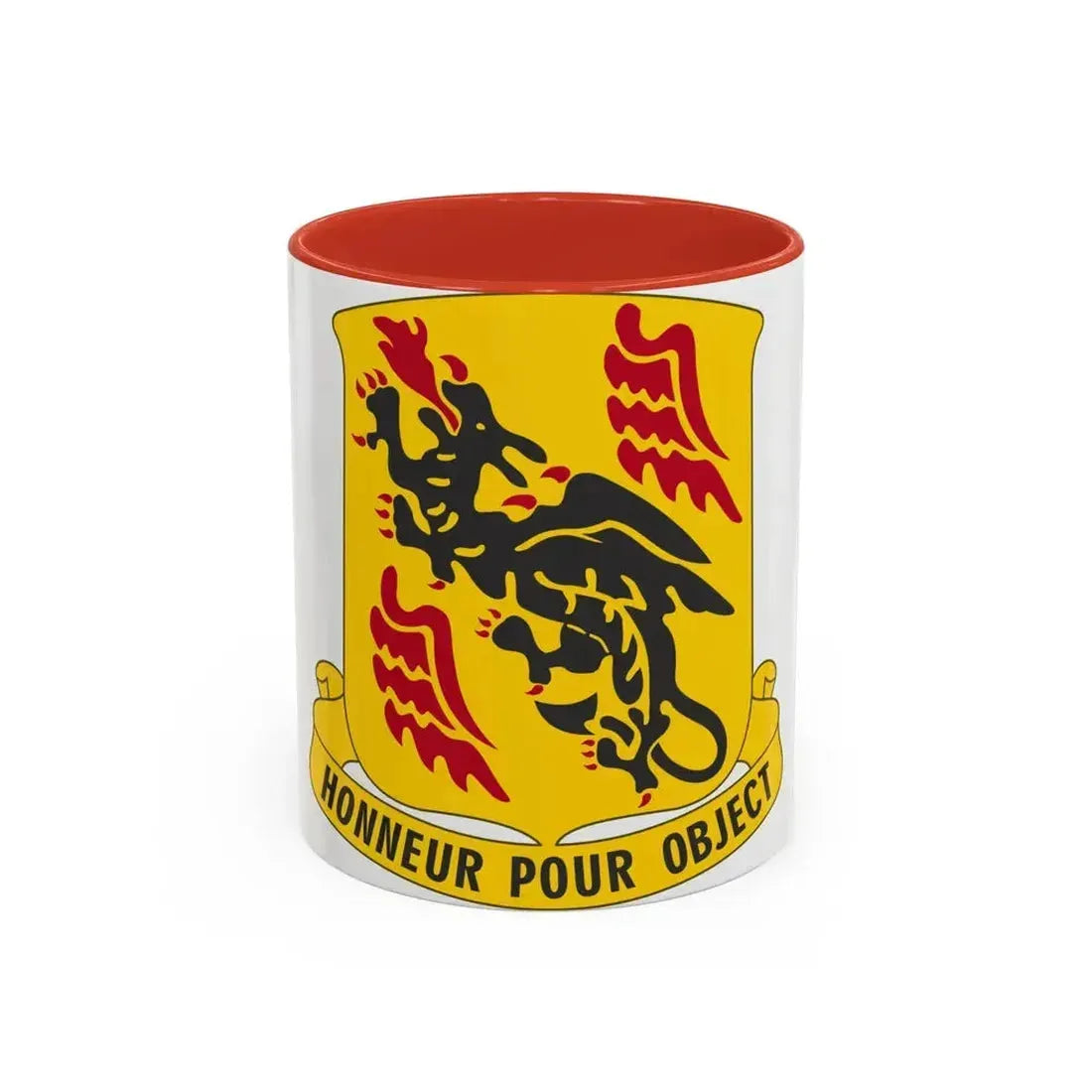 81 Airborne Antiaircraft Artillery Battalion (U.S. Army) Accent Coffee Mug 11oz Red - Go Mug Yourself
