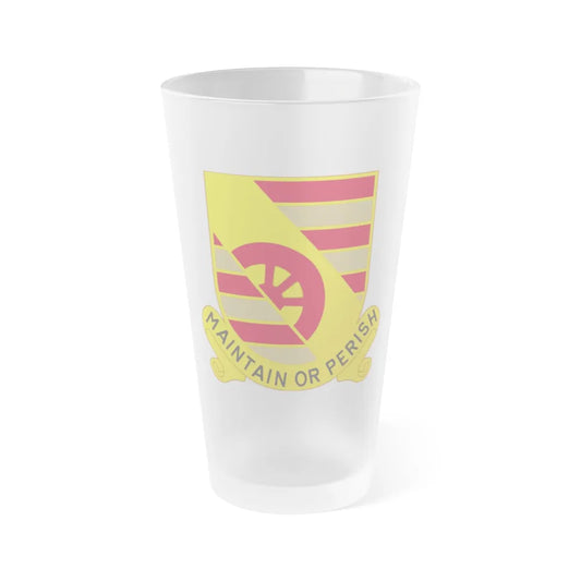 81 Maintenance Battalion (U.S. Army) Frosted Pint Glass 16oz-Go Mug Yourself