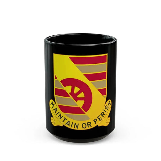 81 Maintenance Battalion (U.S. Army) Black Coffee Mug 15oz - Go Mug Yourself