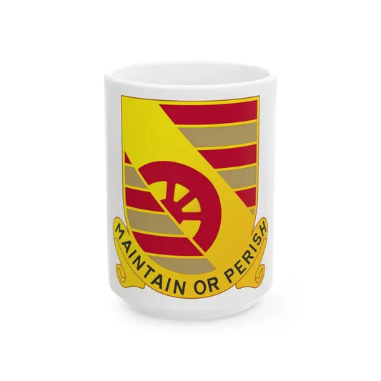 81 Maintenance Battalion (U.S. Army) White Coffee Mug 15oz - Go Mug Yourself