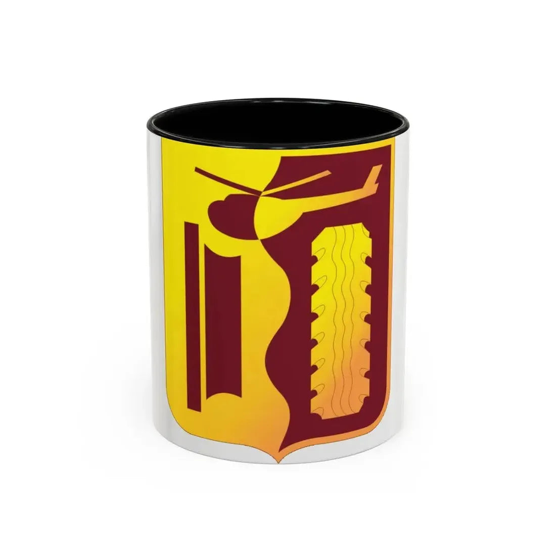 81 Transportation Battalion (U.S. Army) Accent Coffee Mug 11oz Black - Go Mug Yourself