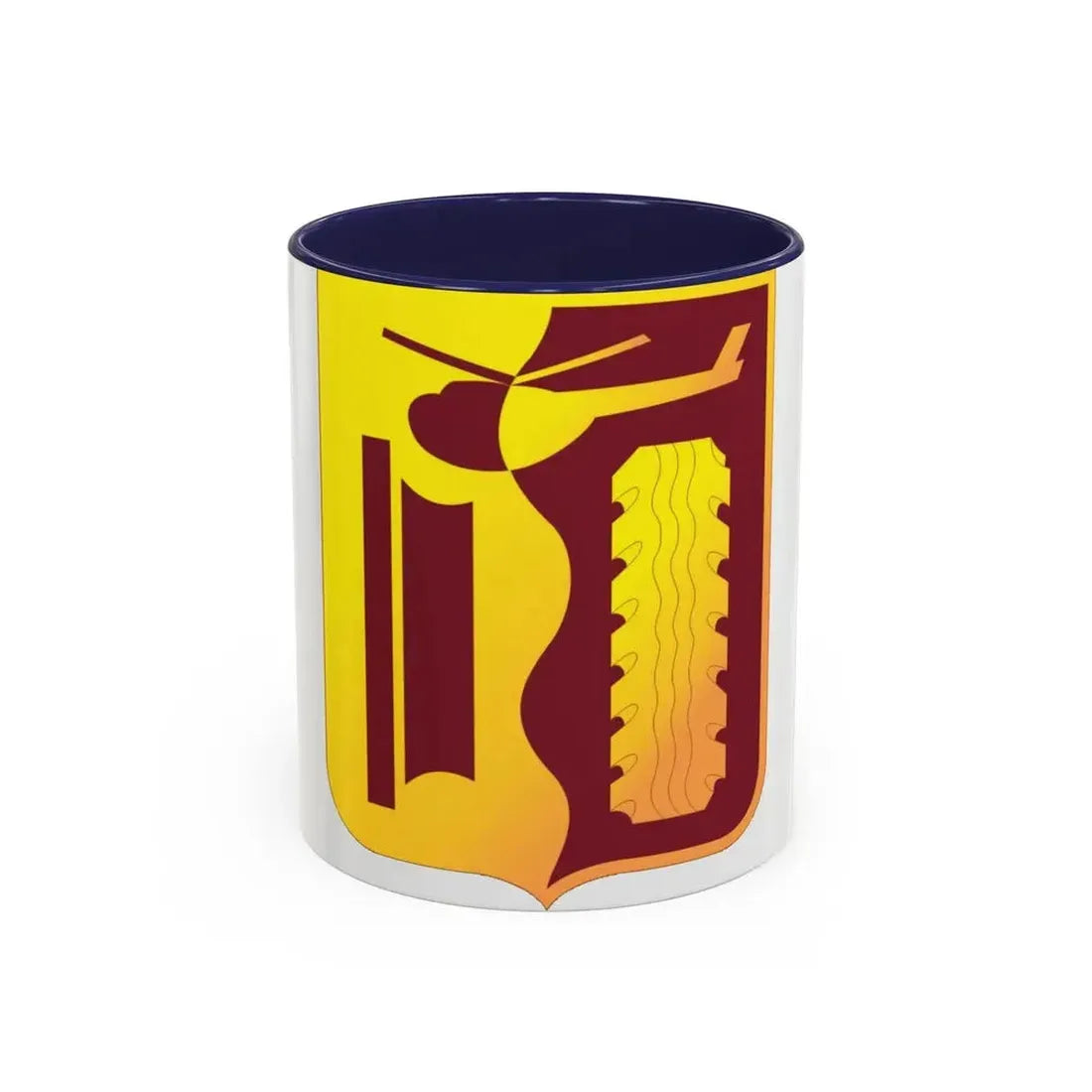 81 Transportation Battalion (U.S. Army) Accent Coffee Mug 11oz Navy - Go Mug Yourself