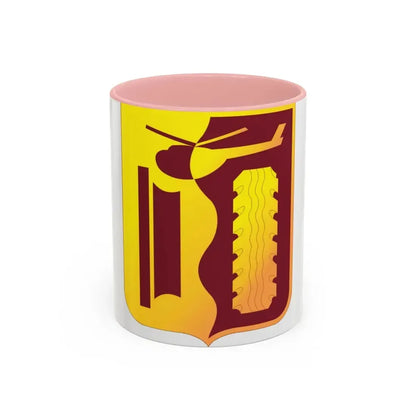 81 Transportation Battalion (U.S. Army) Accent Coffee Mug 11oz Pink - Go Mug Yourself