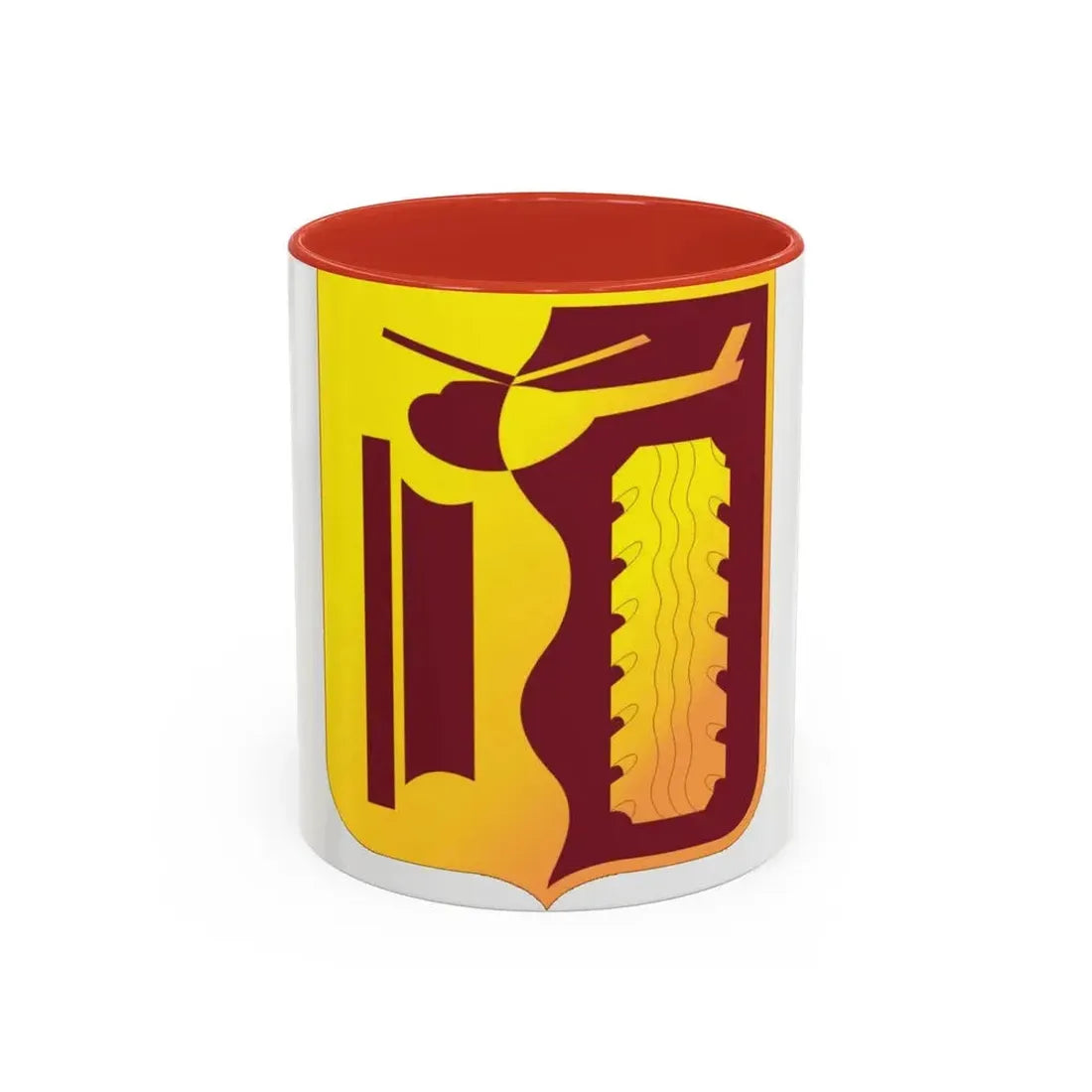 81 Transportation Battalion (U.S. Army) Accent Coffee Mug 11oz Red - Go Mug Yourself