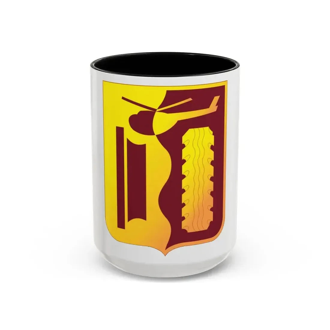 81 Transportation Battalion (U.S. Army) Accent Coffee Mug 15oz Black - Go Mug Yourself