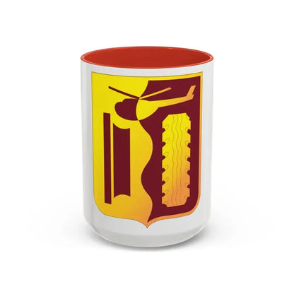 81 Transportation Battalion (U.S. Army) Accent Coffee Mug 15oz Red - Go Mug Yourself