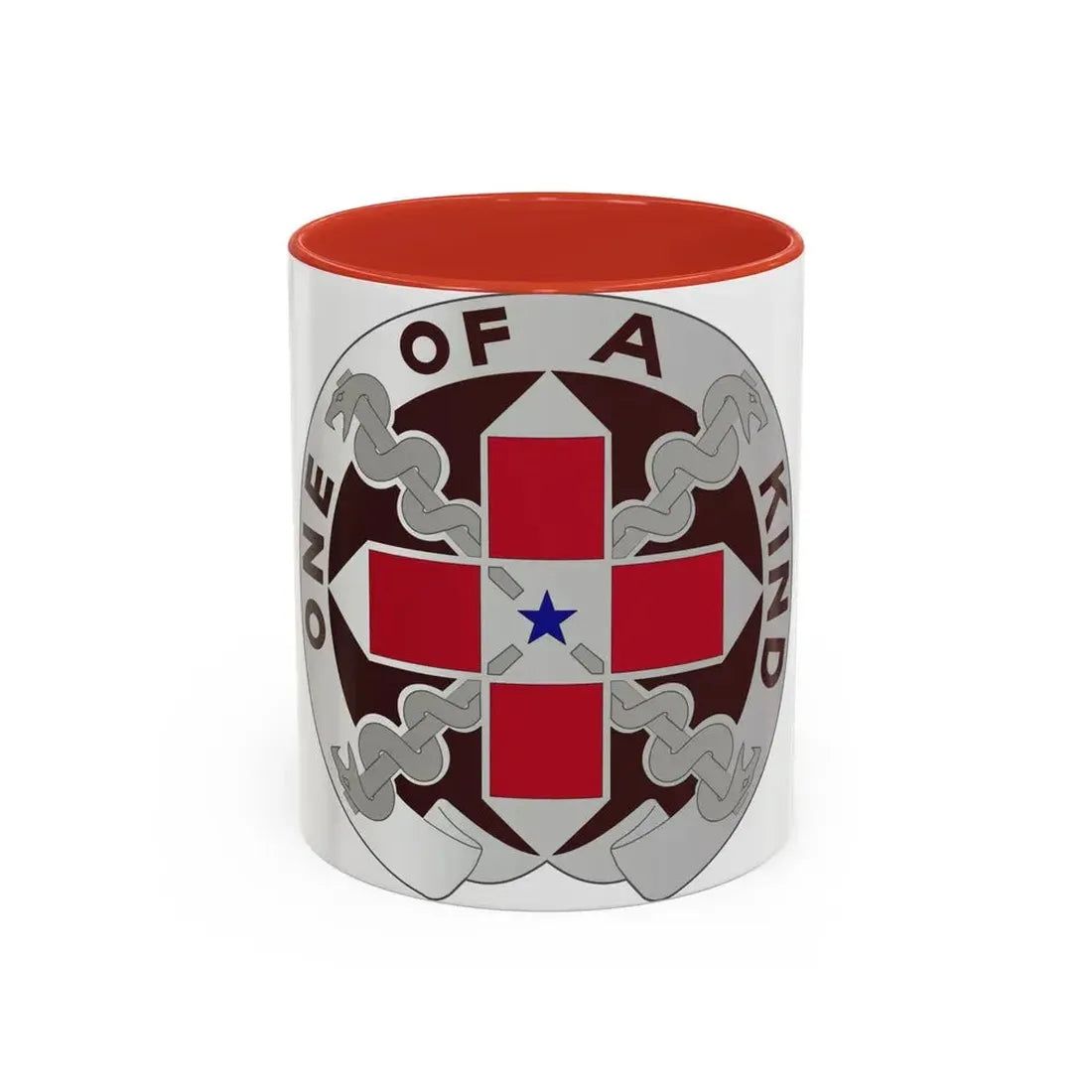 810 Convalescent Center (U.S. Army) Accent Coffee Mug 11oz Red - Go Mug Yourself