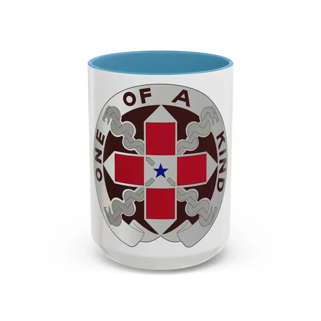 810 Convalescent Center (U.S. Army) Accent Coffee Mug 15oz Light Blue - Go Mug Yourself