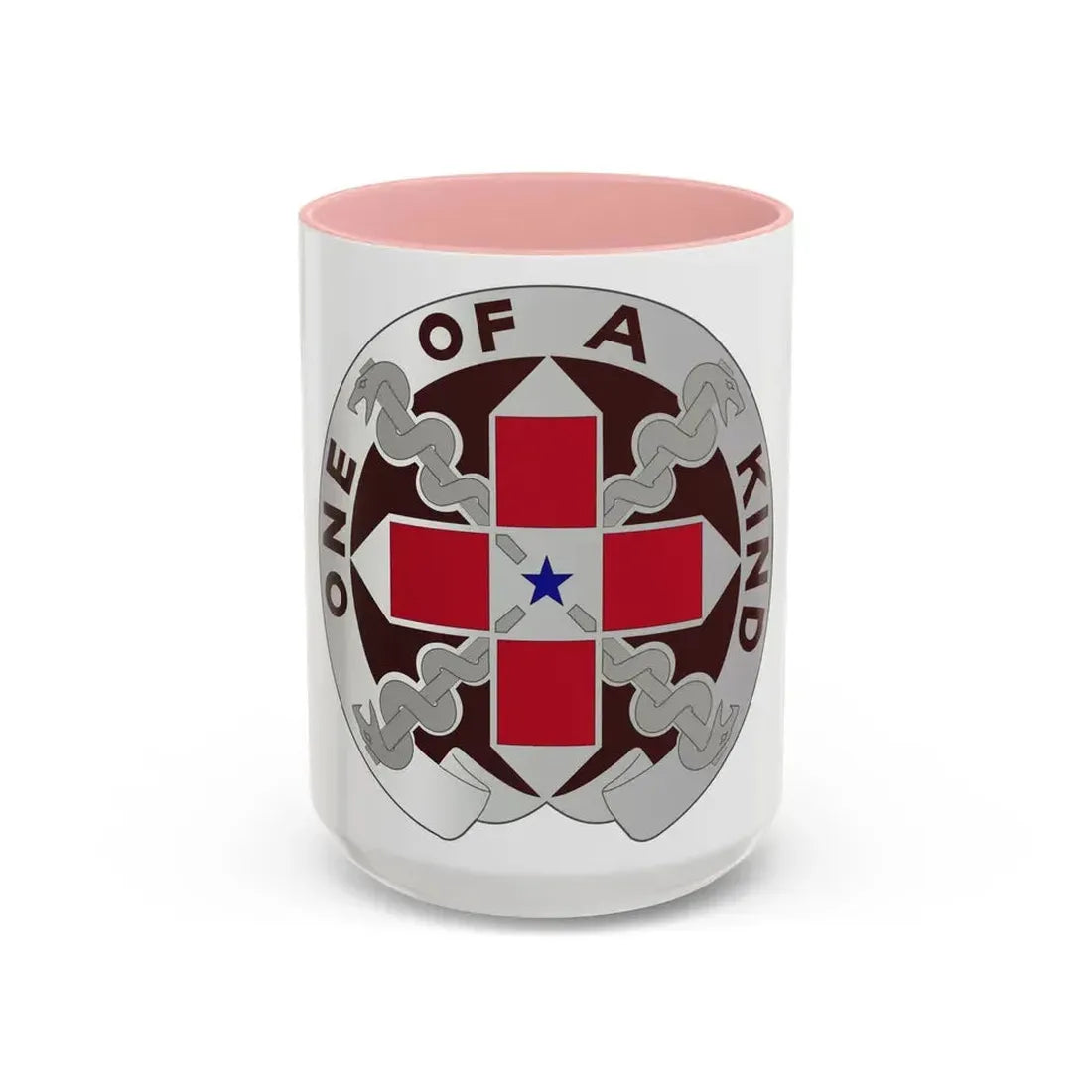 810 Convalescent Center (U.S. Army) Accent Coffee Mug 15oz Pink - Go Mug Yourself