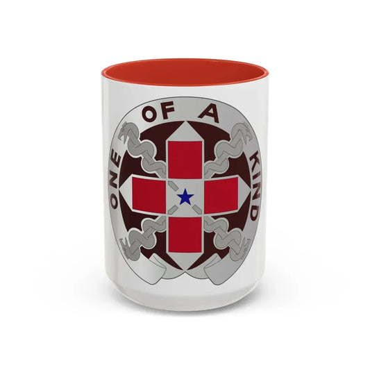 810 Convalescent Center (U.S. Army) Accent Coffee Mug 15oz Red - Go Mug Yourself