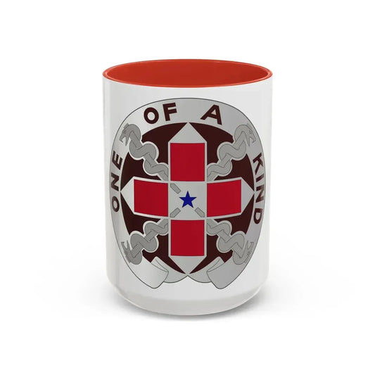810 Convalescent Center (U.S. Army) Accent Coffee Mug 15oz Red - Go Mug Yourself