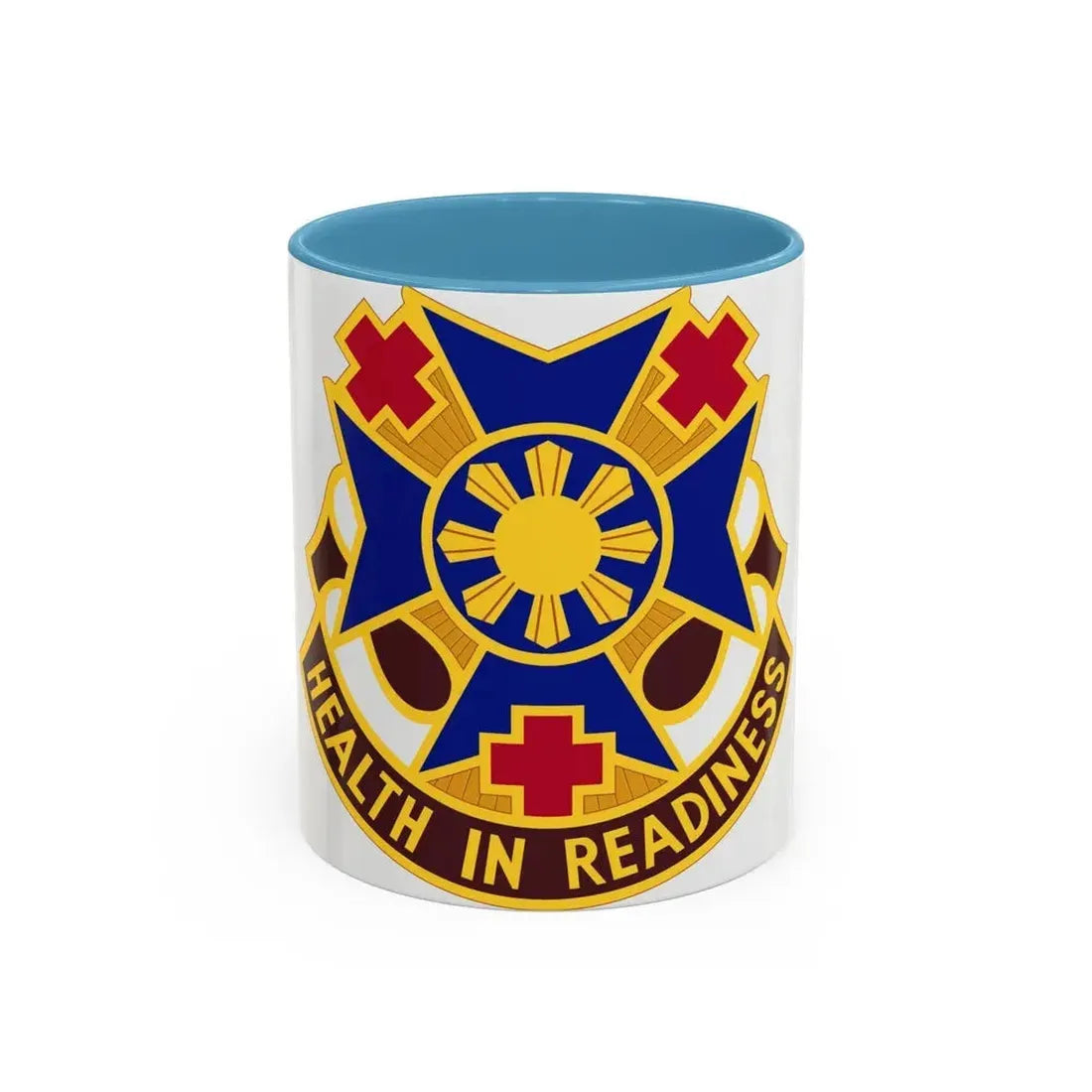 810 Field Hospital (U.S. Army) Accent Coffee Mug 11oz Light Blue - Go Mug Yourself