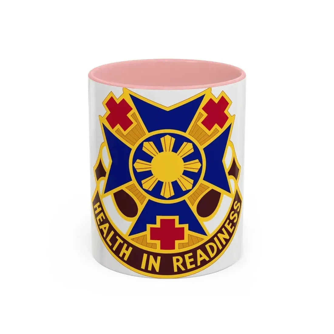 810 Field Hospital (U.S. Army) Accent Coffee Mug 11oz Pink - Go Mug Yourself