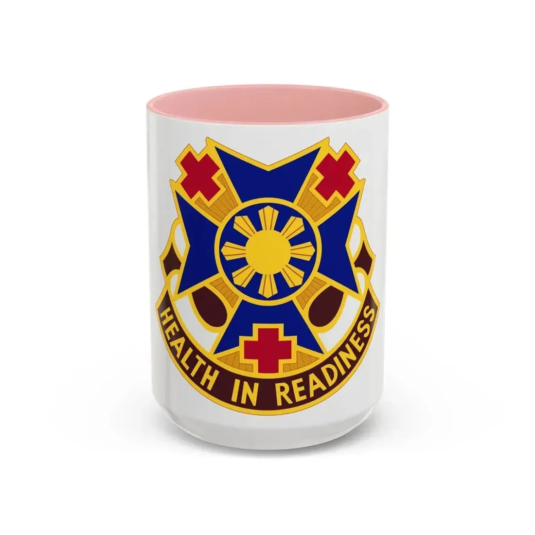 810 Field Hospital (U.S. Army) Accent Coffee Mug 15oz Pink - Go Mug Yourself