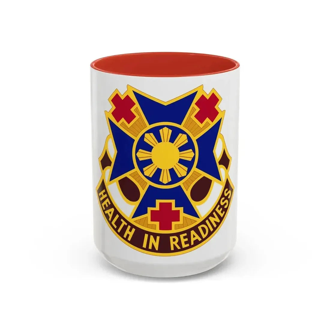 810 Field Hospital (U.S. Army) Accent Coffee Mug 15oz Red - Go Mug Yourself