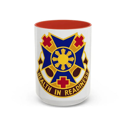 810 Field Hospital (U.S. Army) Accent Coffee Mug 15oz Red - Go Mug Yourself