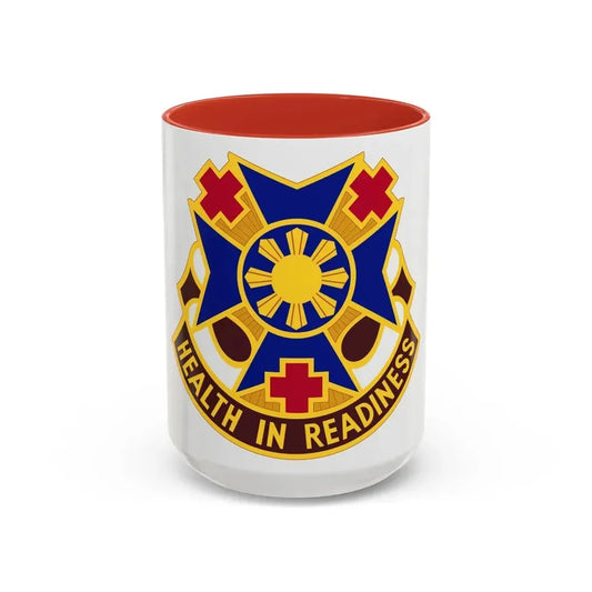 810 Field Hospital (U.S. Army) Accent Coffee Mug 15oz Red - Go Mug Yourself