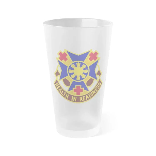810 Field Hospital (U.S. Army) Frosted Pint Glass 16oz Default Title - Go Mug Yourself