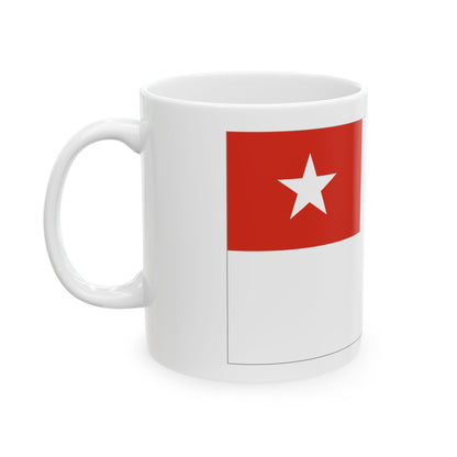 Myanmar Navy Guidon (Myanmar) White Coffee Mug