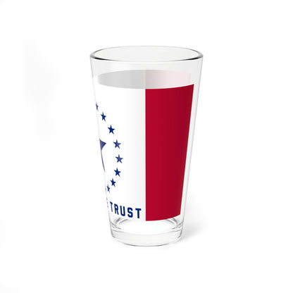 One Mississippi Flag (United States) Pint Glass 16oz