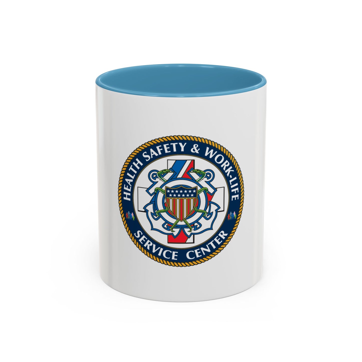 HSWL Service Center (U.S. Coast Guard) Accent Coffee Mug