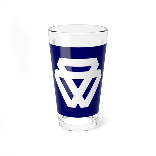 Flag of Nishikatsura Yamanashi (Japan) Pint Glass 16oz